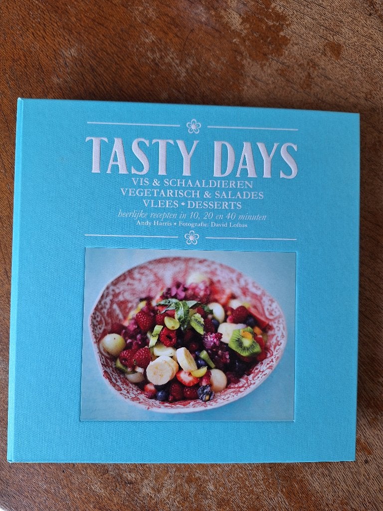Kookboek tasty days, Ophalen, Overige typen, Zo goed als nieuw, Andy Harris