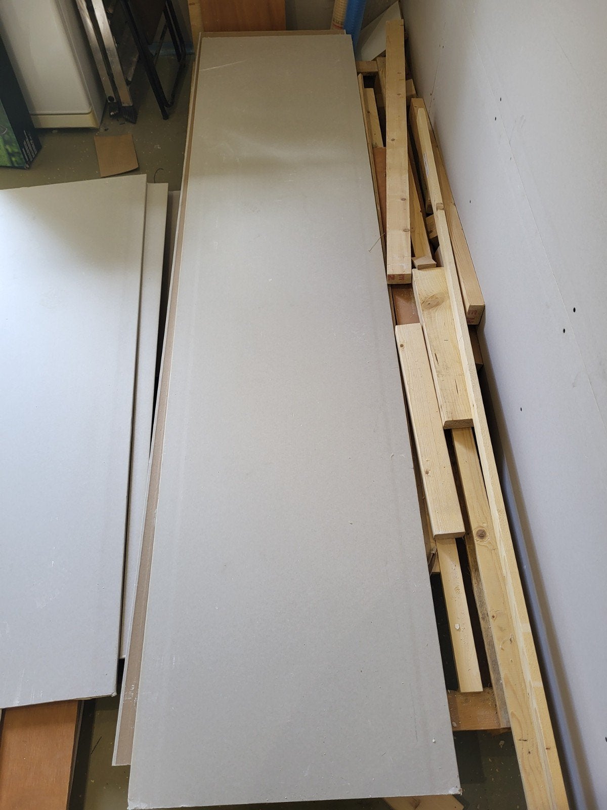 Gipsplaat 3x Gyprox 260x60, Ophalen, Zo goed als nieuw, Overige materialen, Minder dan 20 mm