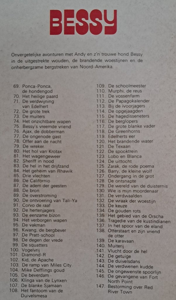 Bessy - nr. 147 - Bestorming over red river town, Eén stripboek, Ophalen of Verzenden, Gelezen