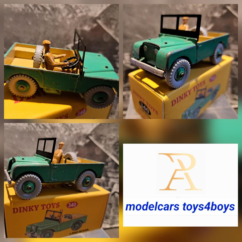 Dinky Toys no 340 Land Rover (5) Groene uitvoering 1/43, Hobby en Vrije tijd, Modelauto's | 1:43, Verzenden, Gebruikt, Auto, Dinky Toys