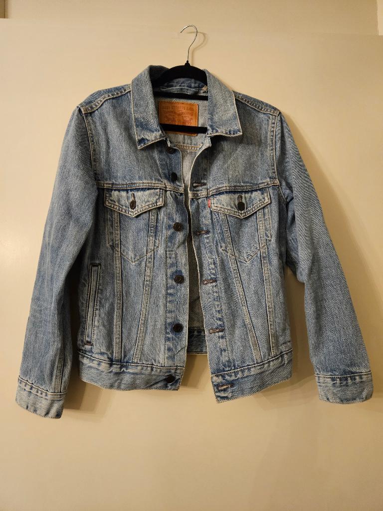 Levi's spijkerjack/spijkerjas maat XXS, Blauw, Ophalen of Verzenden, Zo goed als nieuw, Levi’s