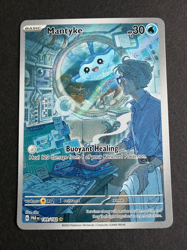Pokemon kaart mantyke  par 189, Ophalen of Verzenden, Zo goed als nieuw