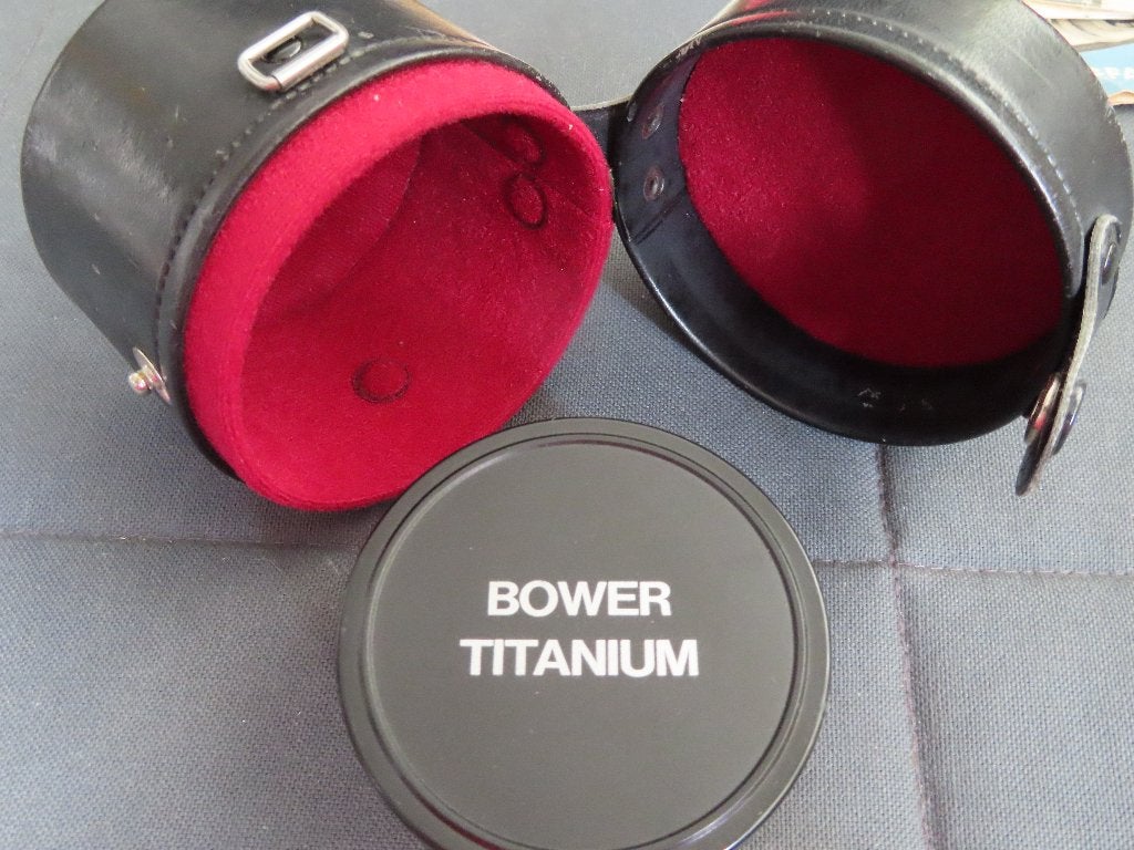 Titanium Bower lens super wide macro, Ophalen of Verzenden, 1960 tot 1980, Lens of Lenzen
