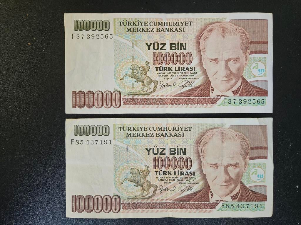 Turkije pick 206 1997 per stuk, Postzegels en Munten, Bankbiljetten | Europa | Niet-Eurobiljetten, Ophalen of Verzenden, Overige landen