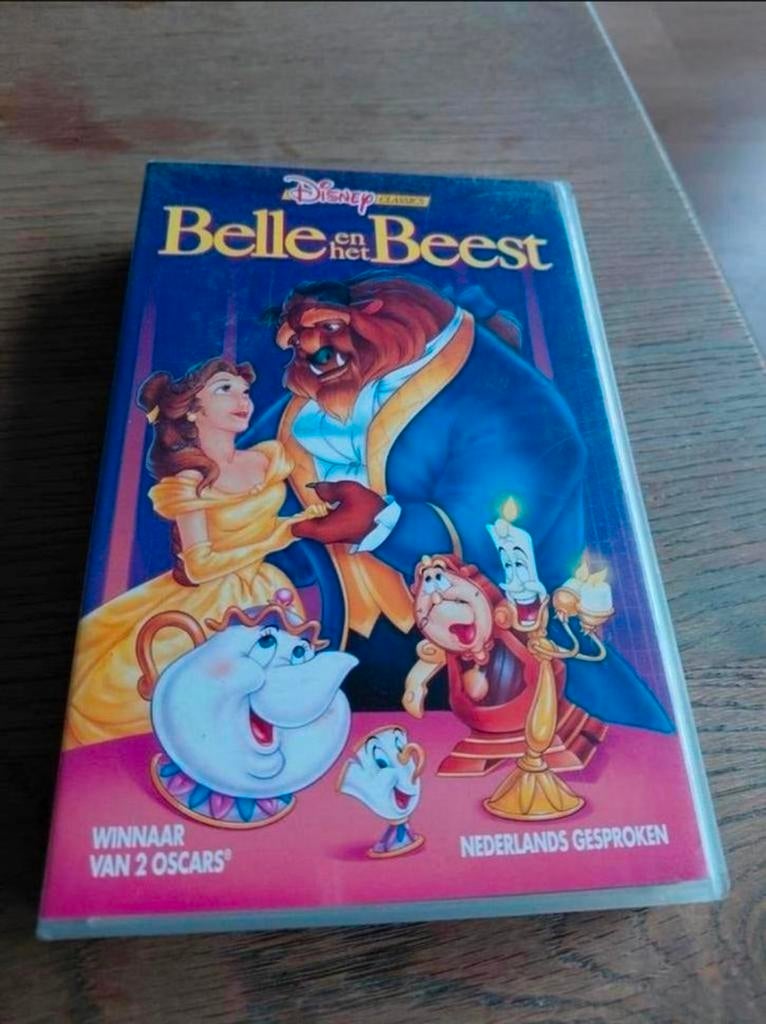 Disney Classics Belle en het Beest videoband., Cd's en Dvd's, VHS | Kinderen en Jeugd, Gebruikt, Tekenfilm, Alle leeftijden, Ophalen of Verzenden