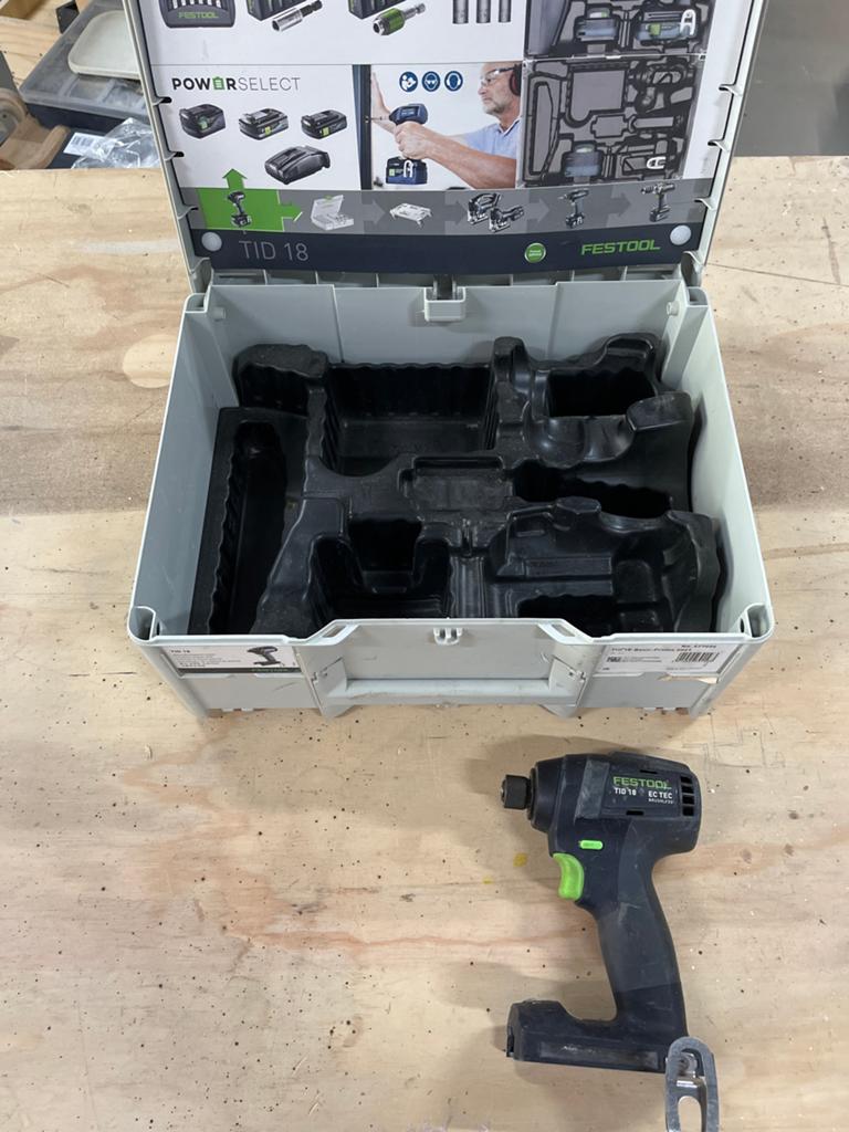 Festool slagschroevendraaier TID 18 - Zo goed als nieuw, Doe-het-zelf en Verbouw, Gereedschap | Boormachines, 600 watt of meer
