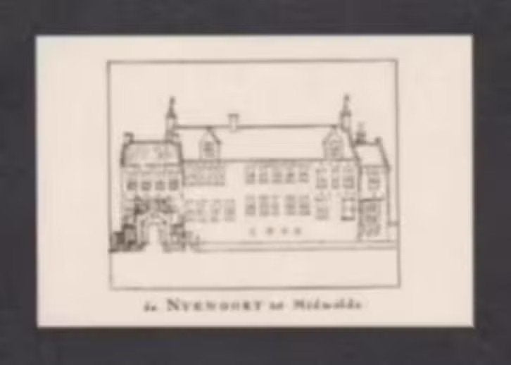 Leek Nienoord Midwolde Borg De Nyenoort tot Midwolde., Ophalen of Verzenden, 1960 tot 1980, Ongelopen, Groningen