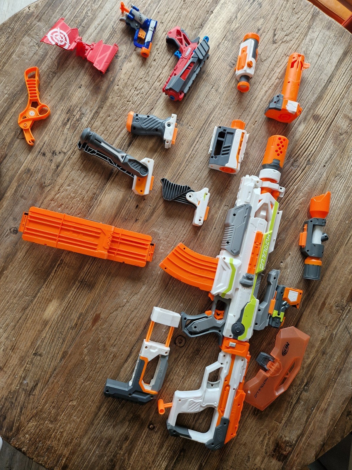 NERF N-Strike Modulus ECS-10, Ophalen of Verzenden, Zo goed als nieuw