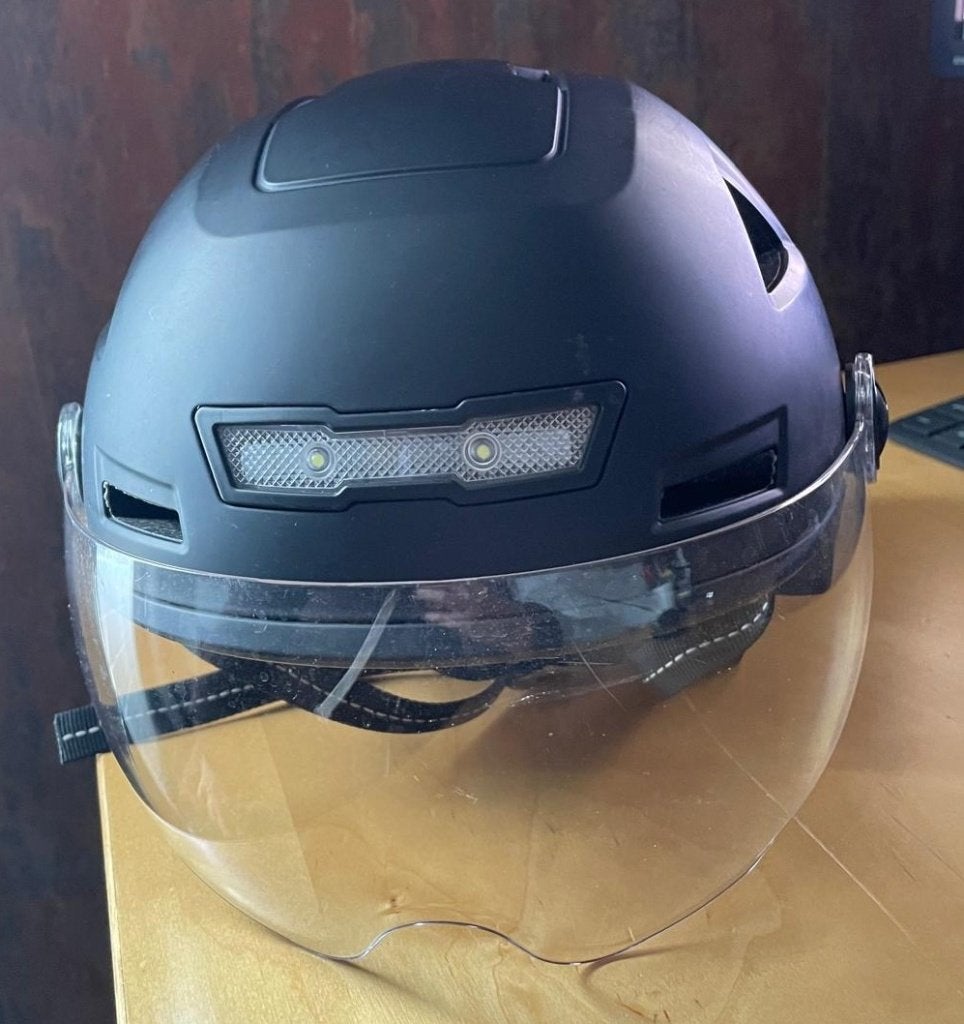 VITO E-LIGHT helm met vizier, mt S / M, VITO, M, Ophalen of Verzenden, Zo goed als nieuw