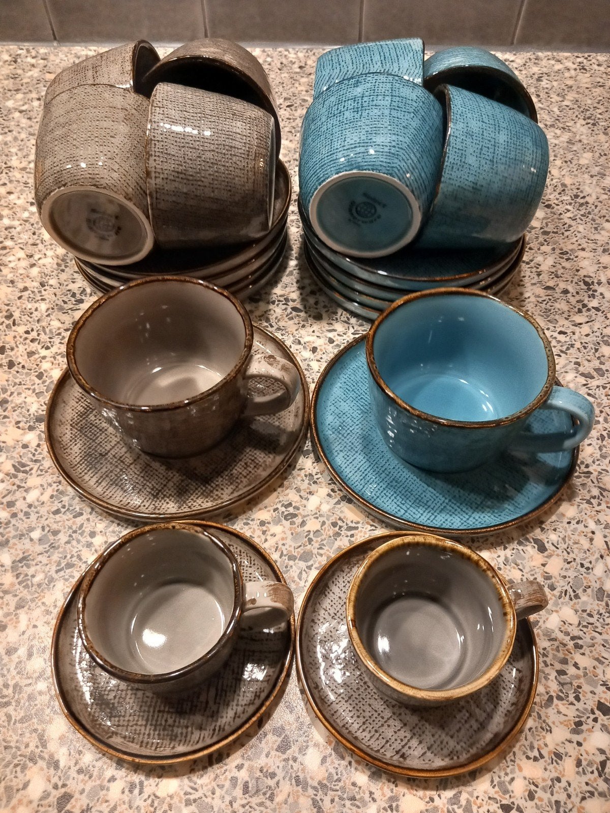 Koffieservies, Ophalen