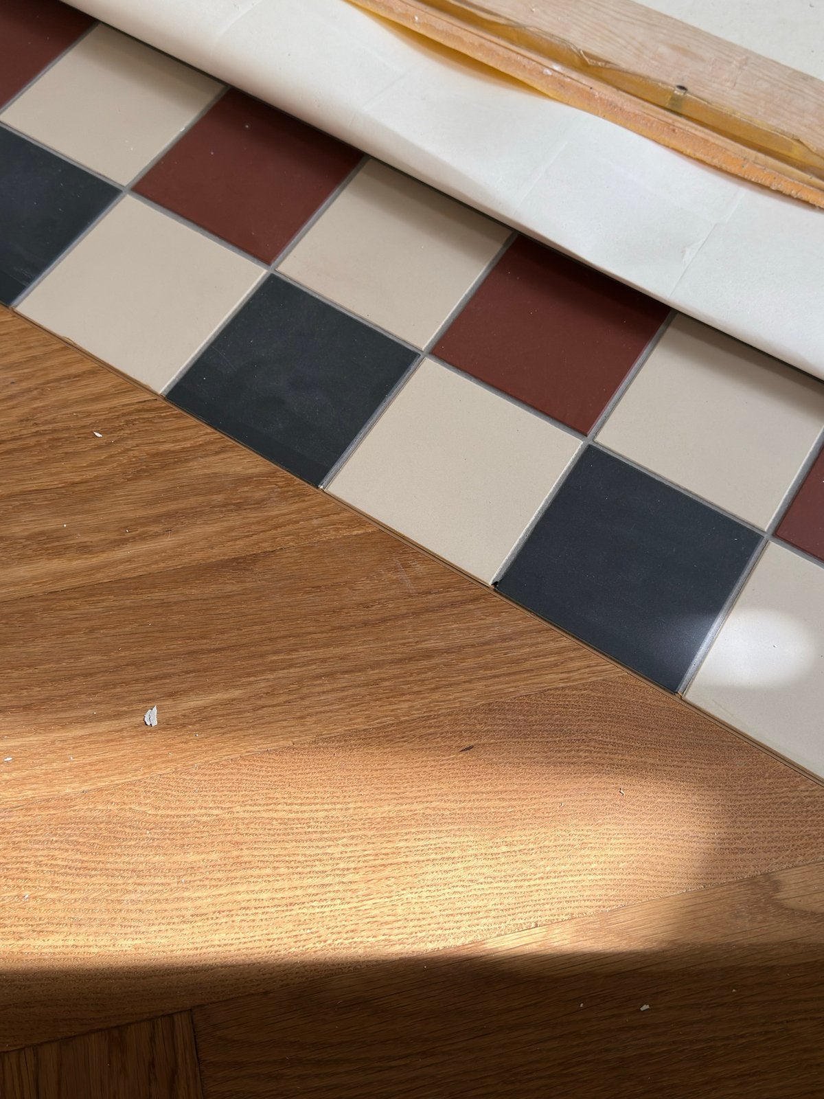 Winckelmans tegels 10x10cm - rouge, blanc, noir, Doe-het-zelf en Verbouw, Tegels, Ophalen, Keramiek, Minder dan 20 cm, 10 m² of meer
