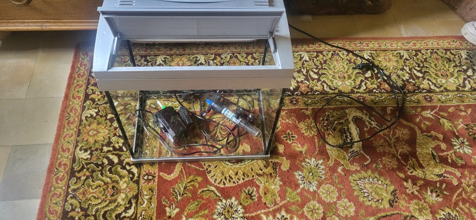 Aquarium 30.ltr., Ophalen, Leeg aquarium