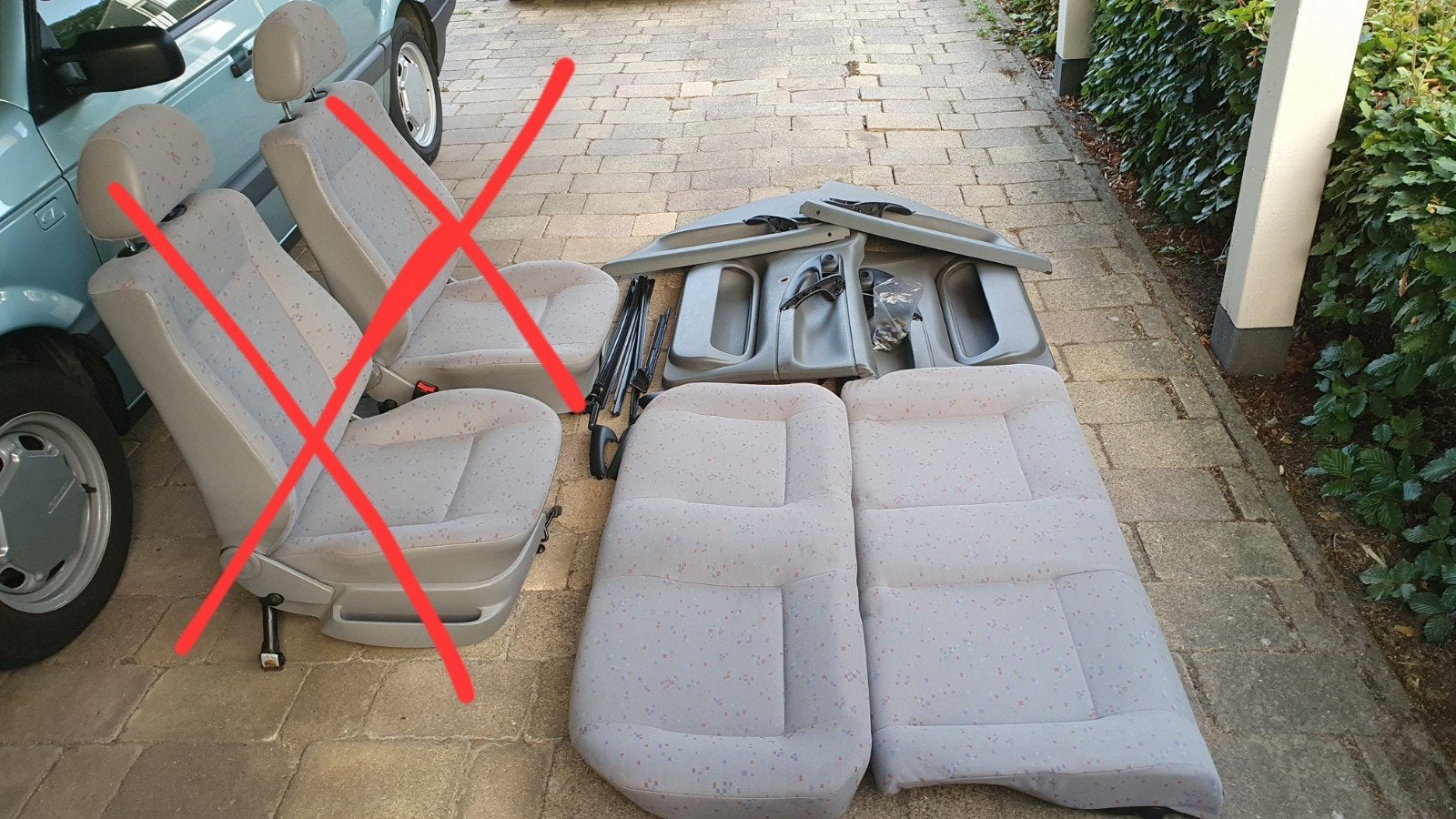 Interieur VW Polo 6N flanelgrijs nette staat, Ophalen, Gebruikt, Volkswagen