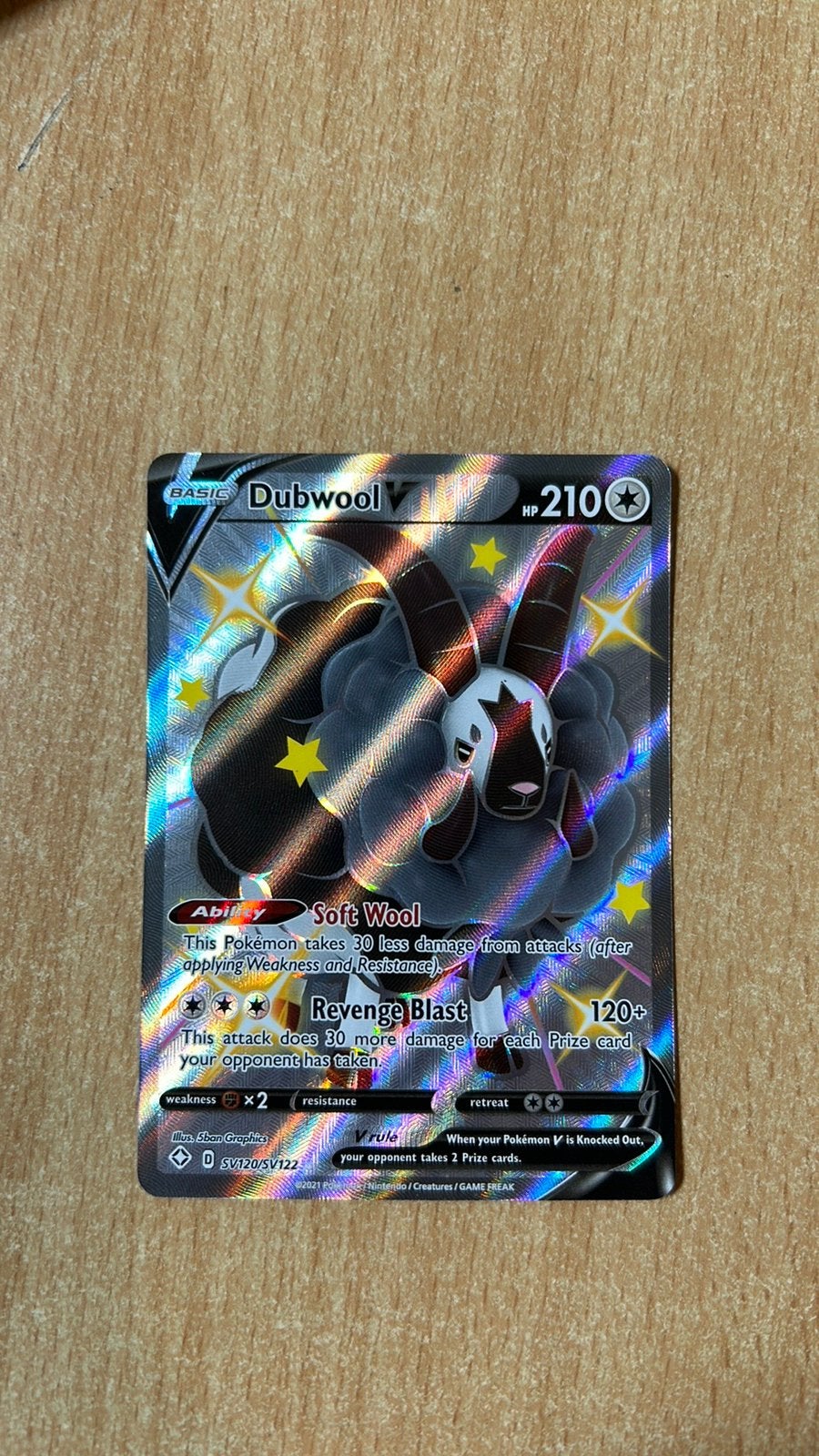Dubwool SV120/SV122 Shining Fates, Ophalen of Verzenden, Zo goed als nieuw