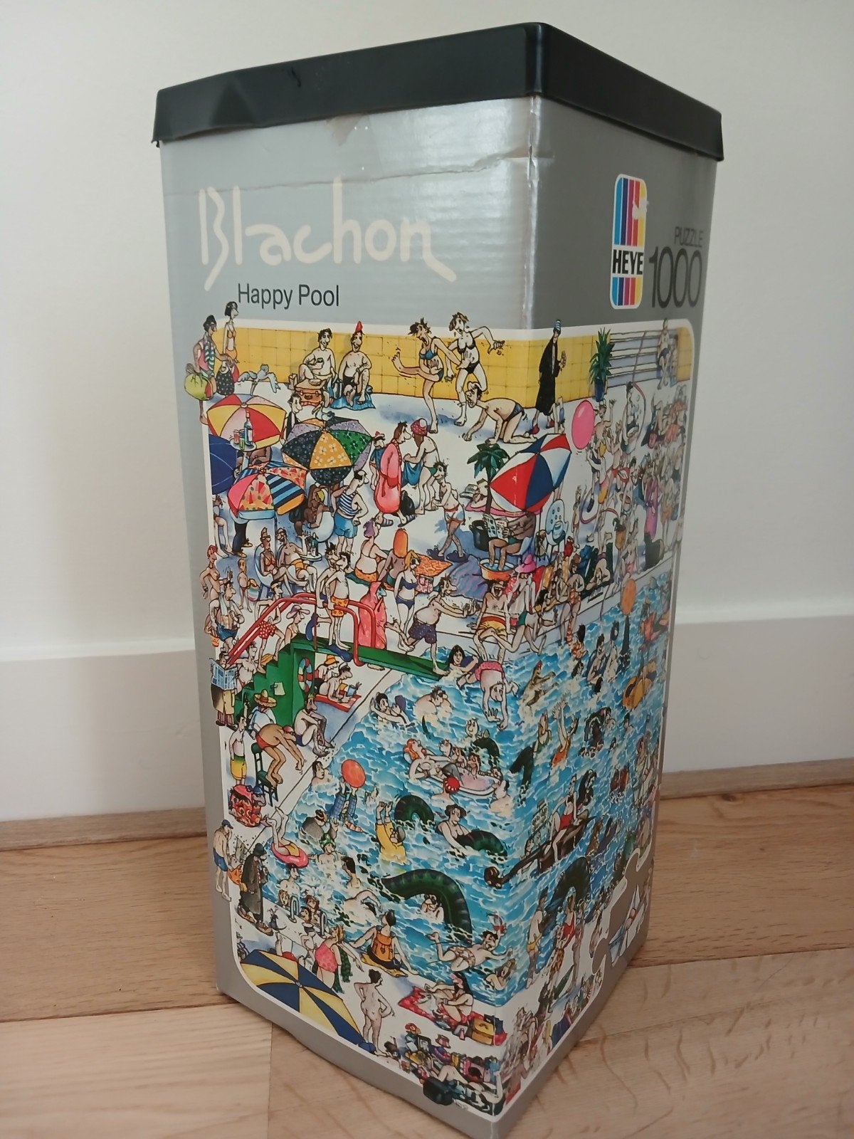 Heye Blachon Happy Pool Legpuzzel 1000 stukjes, Hobby en Vrije tijd, Denksport en Puzzels, Zo goed als nieuw, Legpuzzel, 500 t/m 1500 stukjes