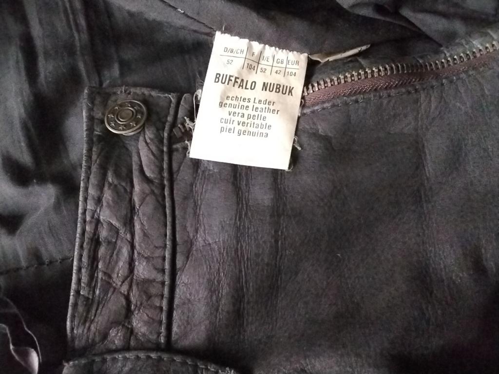 Leren herenbroek, Kleding | Heren, Broeken en Pantalons, Ophalen, Maat 52/54 (L), Bruin, John F. G