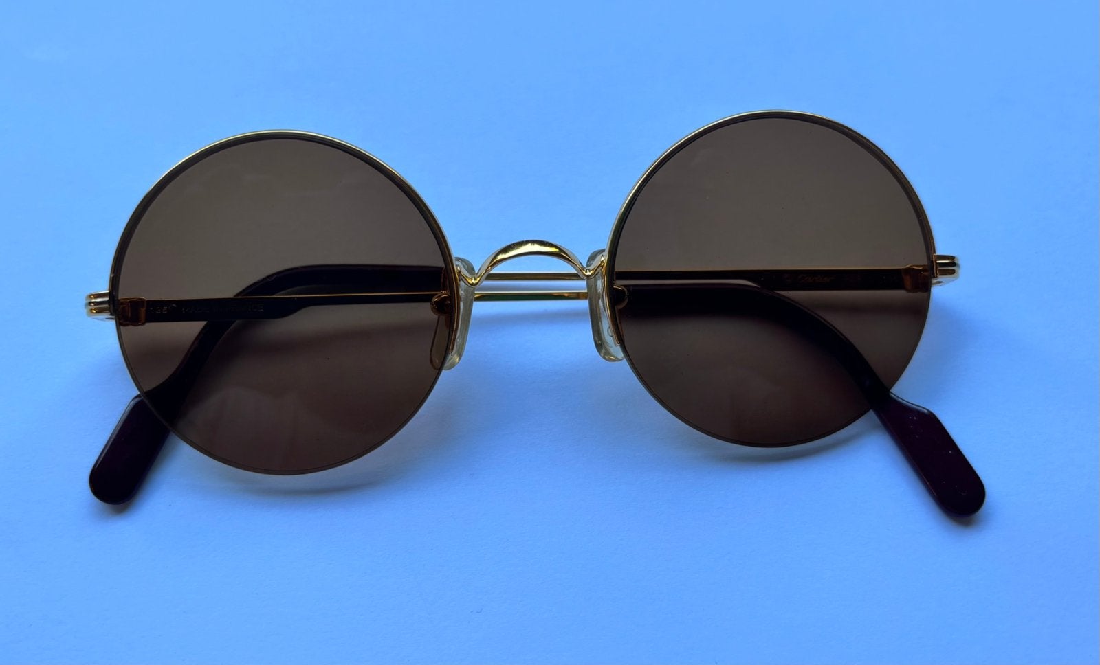 Te koop 2 Vintage design Cartier zonnebrillen, Ophalen of Verzenden, Zo goed als nieuw, Overige kleuren, Overige merken