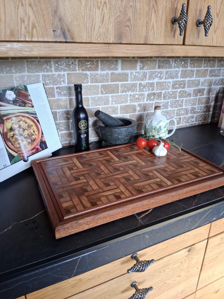 Unieke handgemaakte houten snijplank, Hout, Snij-/serveerplank, Nieuw, Ophalen of Verzenden