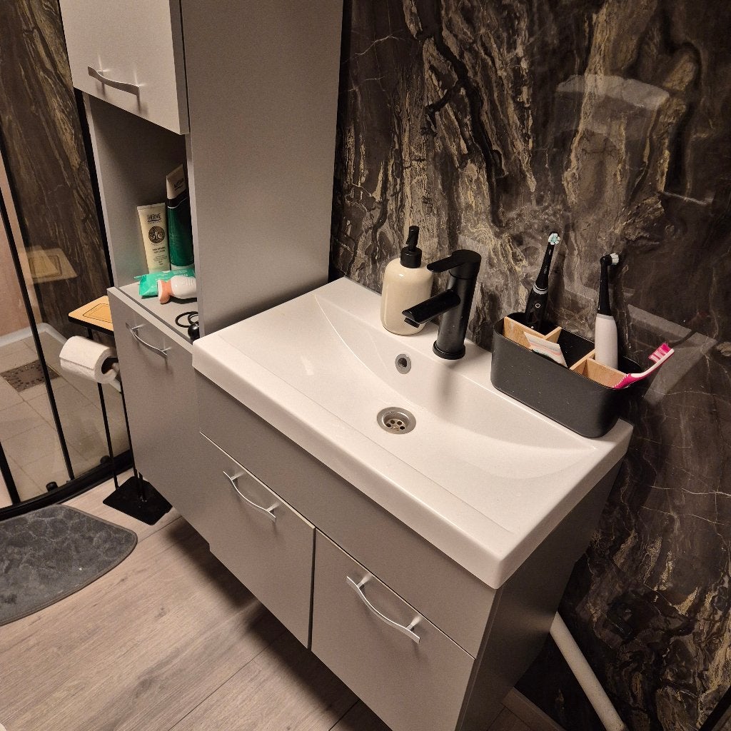 Compleet badkamer meubel, Huis en Inrichting, Badkamer | Badkamermeubels, Ophalen, Gebruikt, 50 tot 100 cm, Minder dan 100 cm