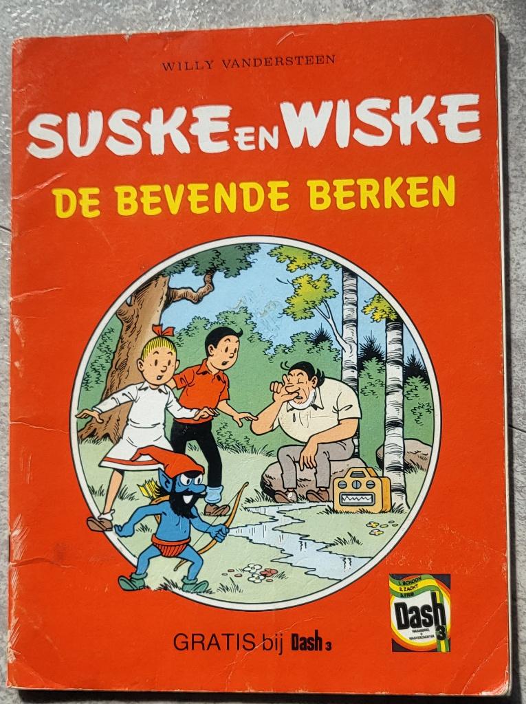 Suske en Wiske de Bevende Berken uitgave Dash, Boeken, Gelezen, Willy Vandersteen, Eén stripboek, Ophalen of Verzenden
