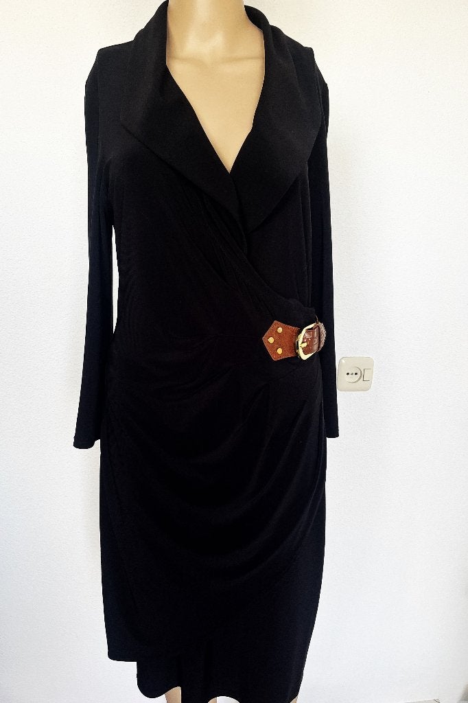 elegant jurkje van Joseph Ribkoff maat 38, Zwart, Joseph Ribkoff, Zo goed als nieuw, Knielengte