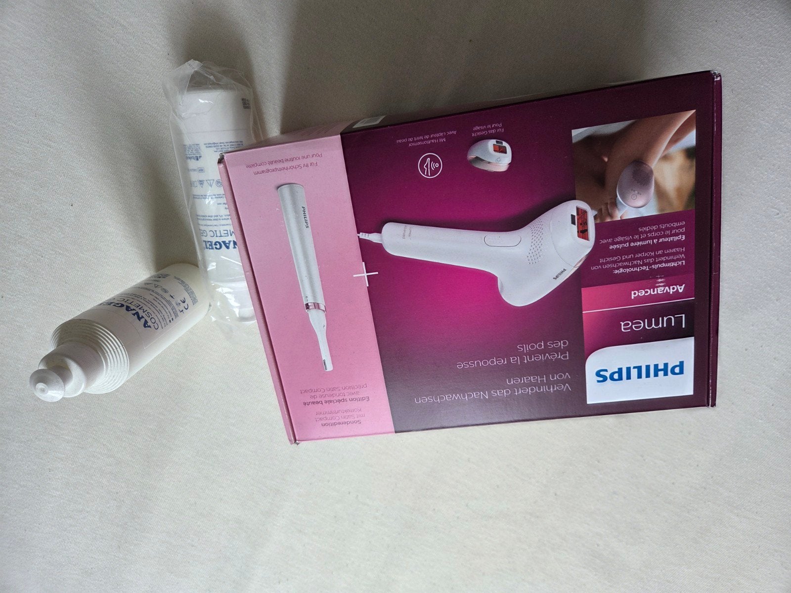 Philips Lumea Advanced IPL - Zo goed als nieuw, Ophalen of Verzenden, Zo goed als nieuw, Scheren en Epileren