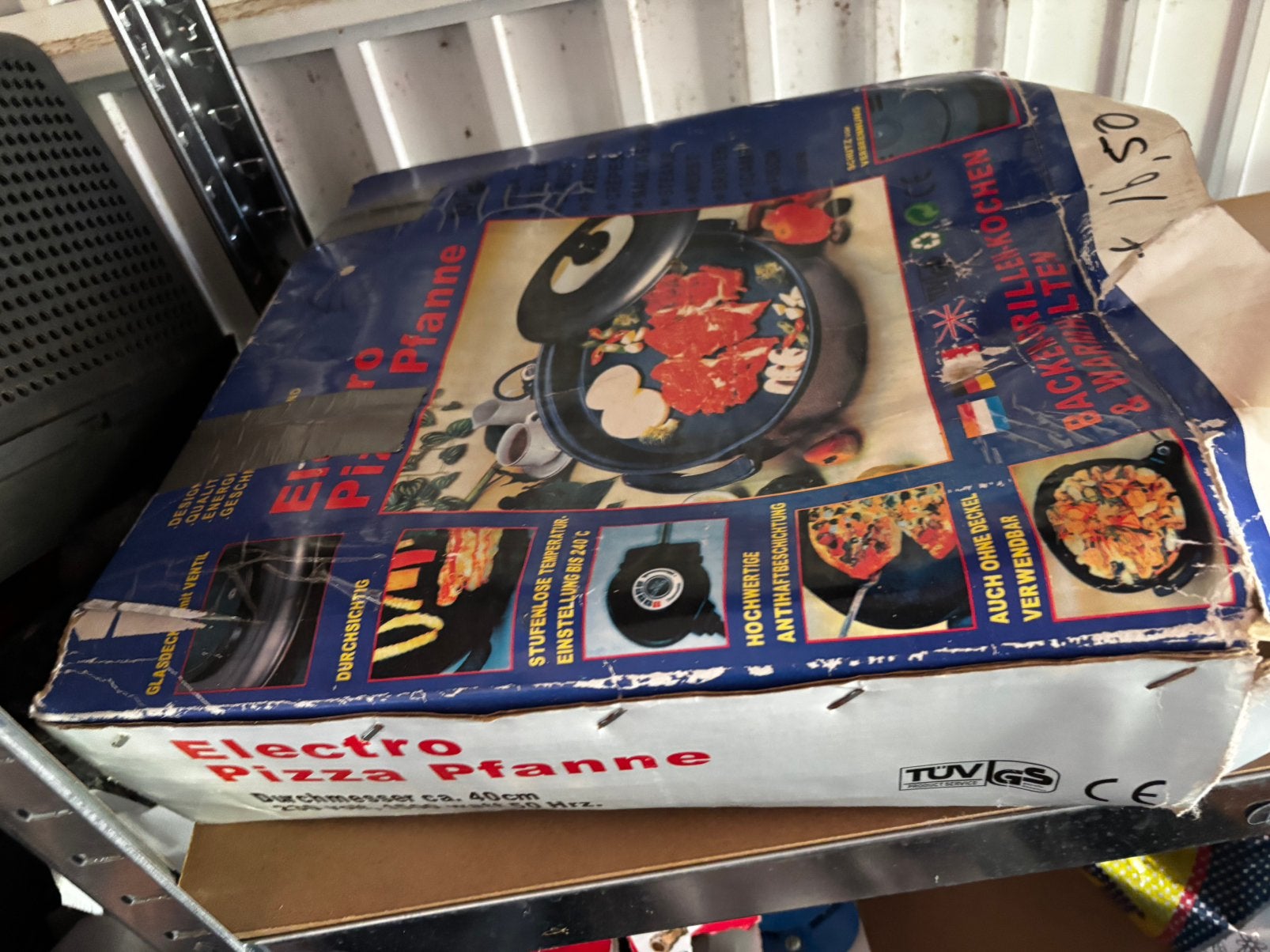 Elektrische pizza pan., Ophalen, Zo goed als nieuw