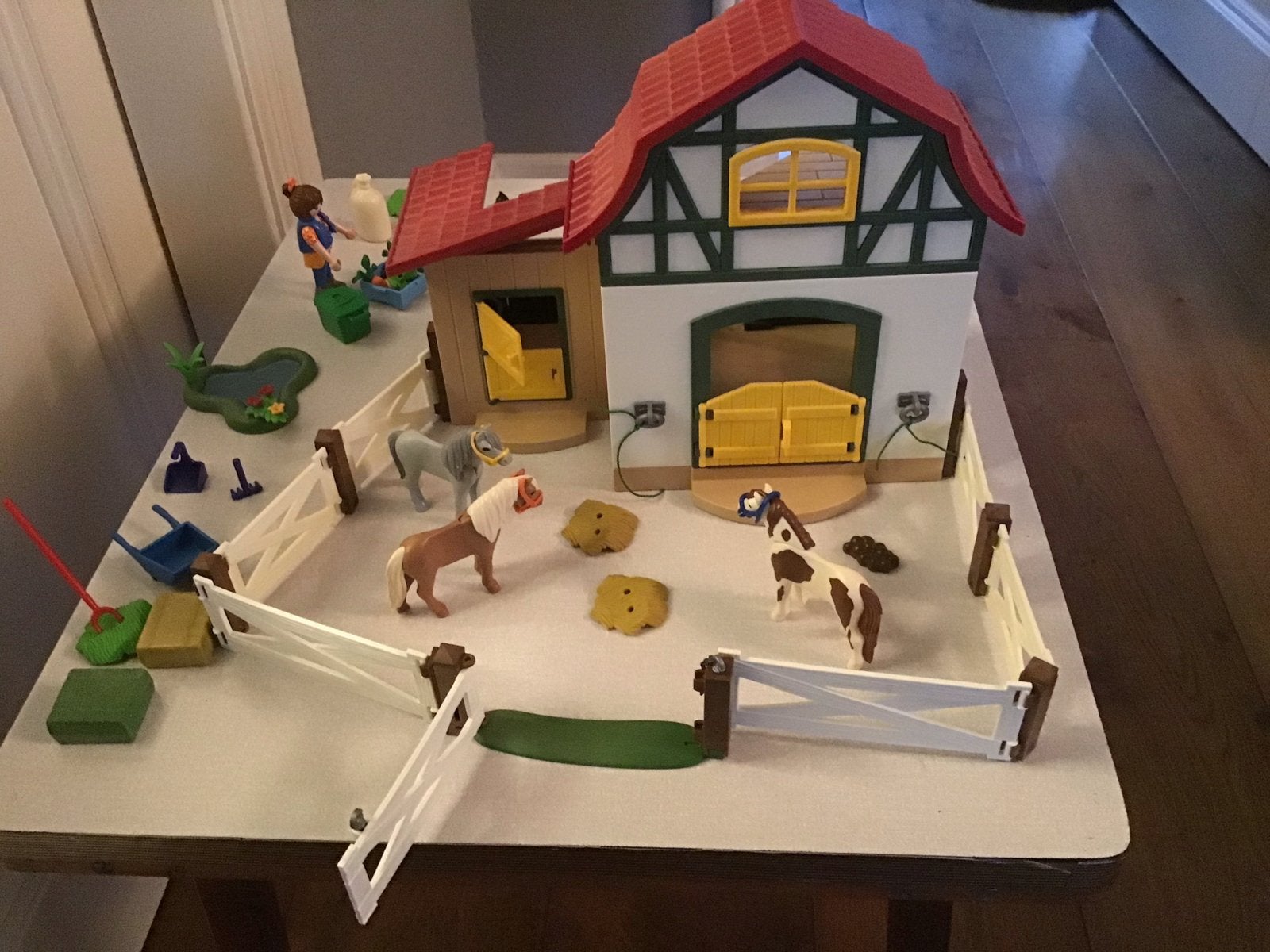 Playmobil Country Ponypark set 6927 en 5684 Complete set, Gebruikt, Gebouw, Complete set, Ophalen of Verzenden
