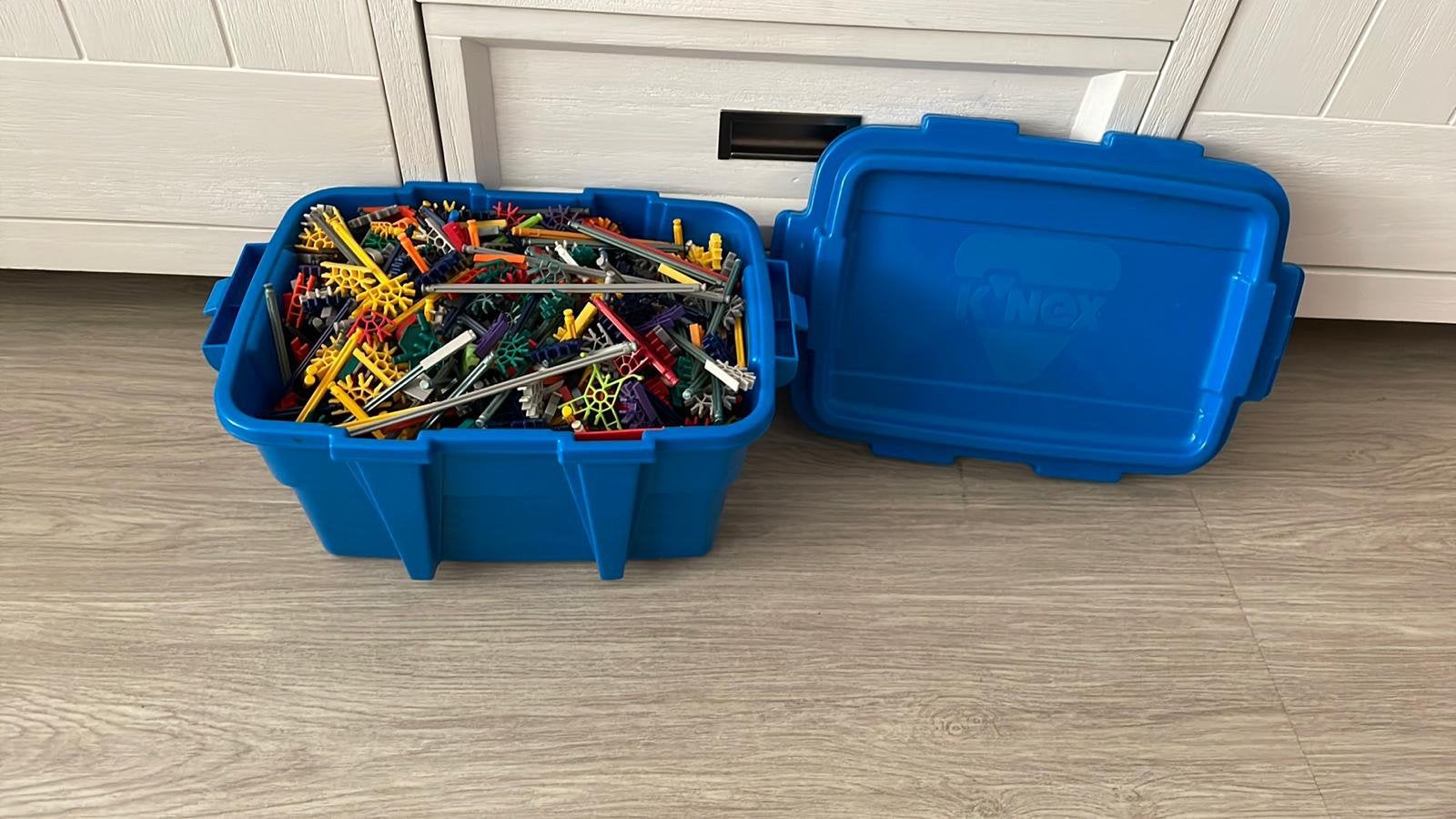 Volle xl bak met knex, Ophalen of Verzenden, Zo goed als nieuw, K'nex