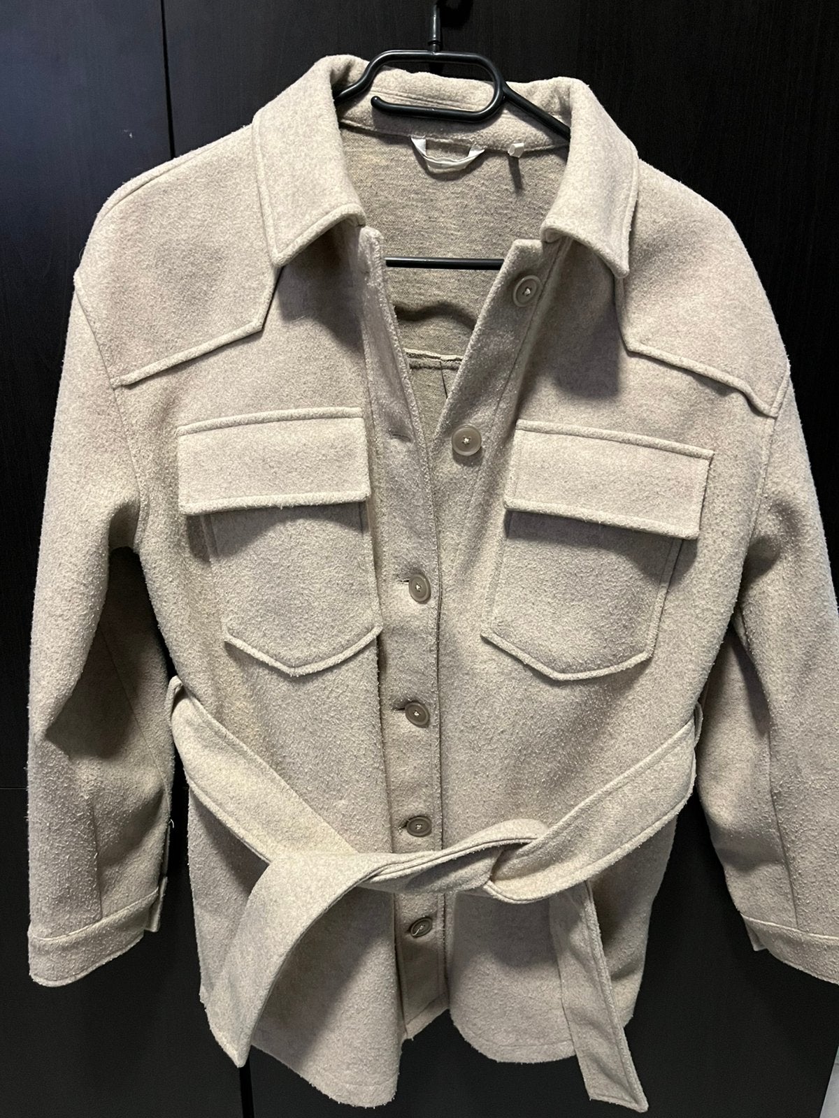 Melting stockholm overshiet / jas maat s, Ophalen of Verzenden, Gedragen, Maat 36 (S), Beige