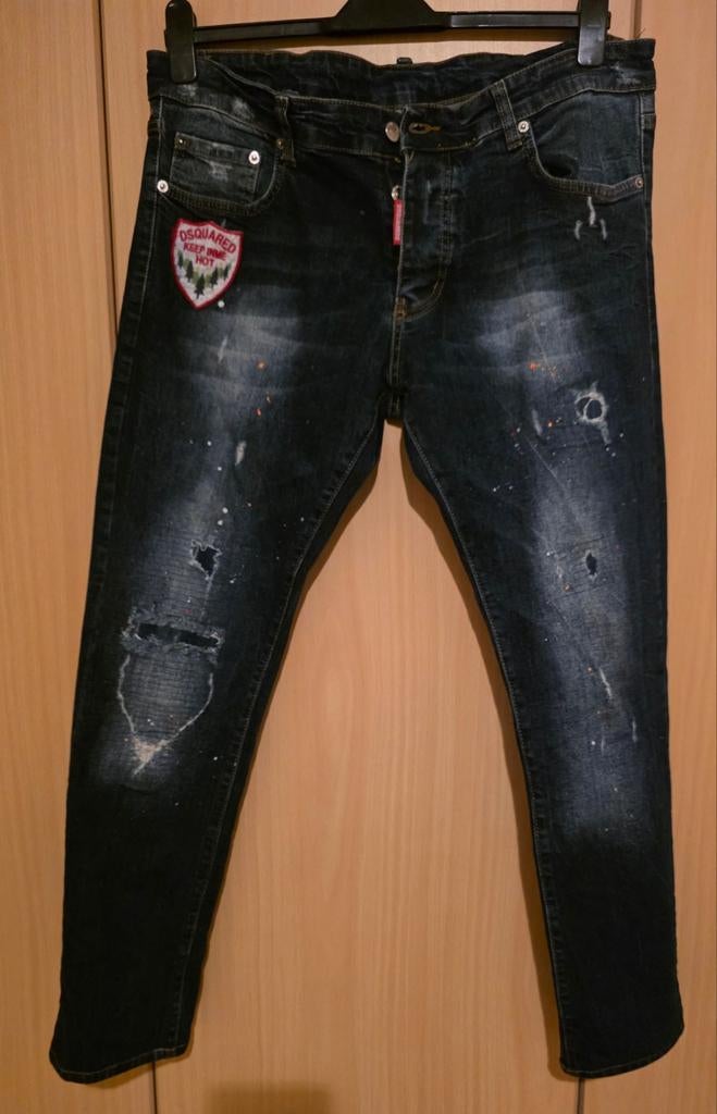 DSQUARED² jeans, Verzenden, Zo goed als nieuw, Blauw, W36 - W38 (confectie 52/54)