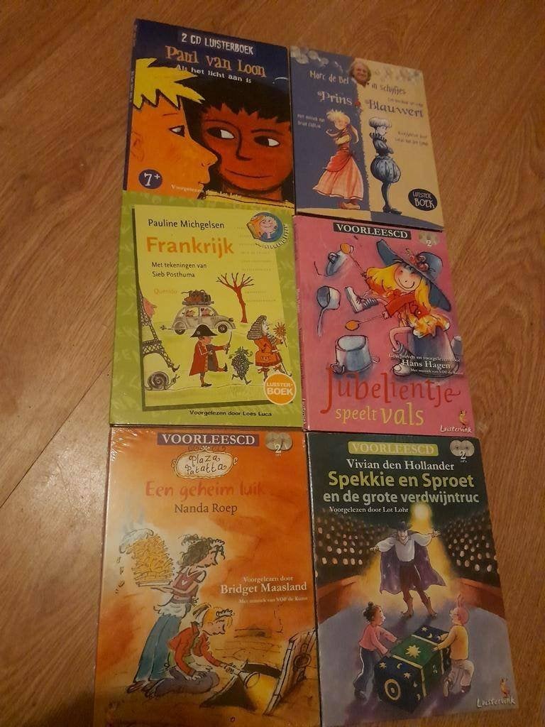 verschillende soorten luisterboeken voor kinderen, Boeken, Luisterboeken, Ophalen of Verzenden, Diverse auteurs, Cd, Kind