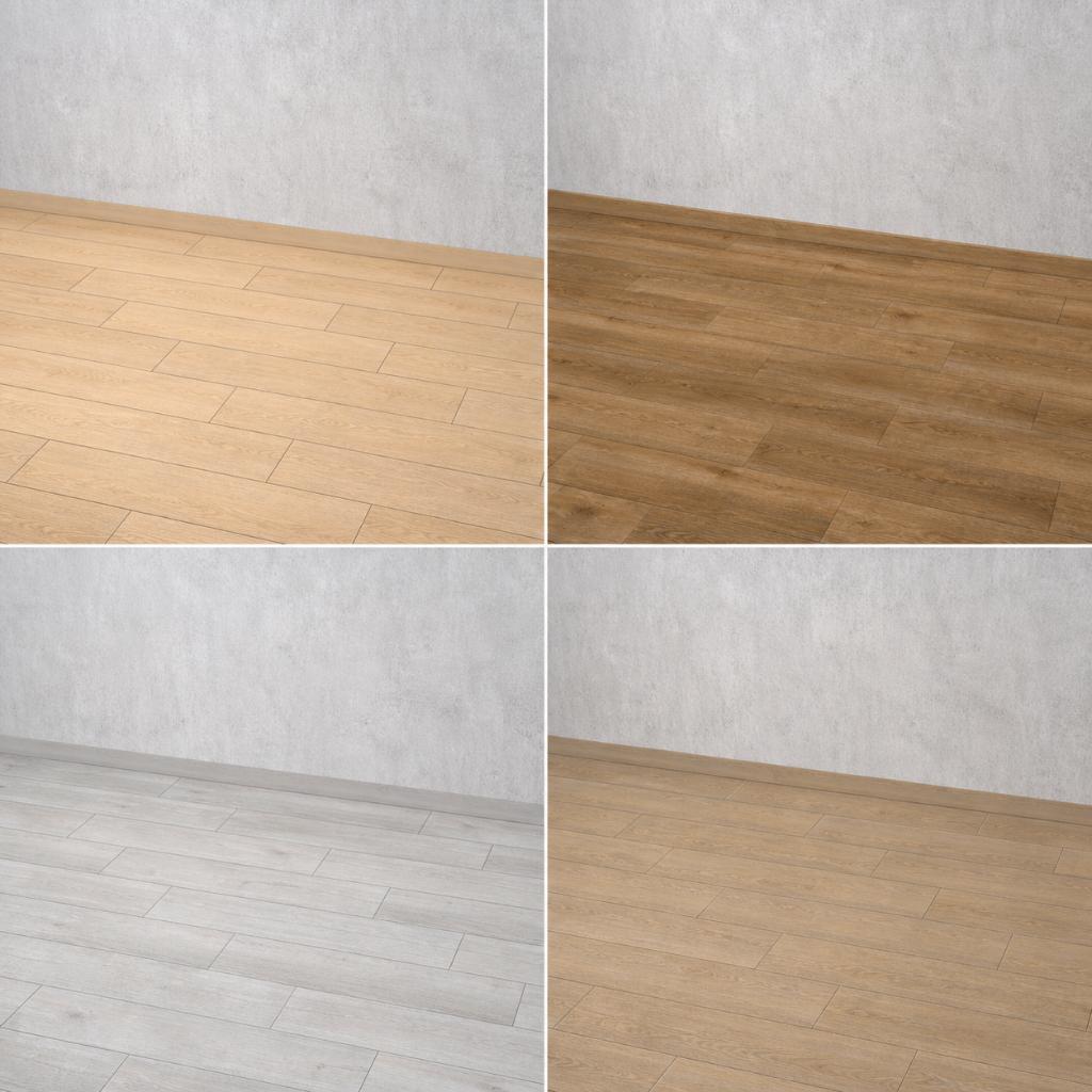 Geïsoleerd PVC klik laminaat 4,8mm water & krasbestendig, Ophalen, 50 tot 150 cm, Nieuw, 10 m² of meer