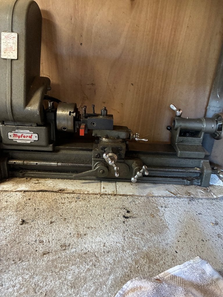 Myford ML10 draaibank, Ophalen, Gebruikt, Metaaldraaibank, Minder dan 500 mm