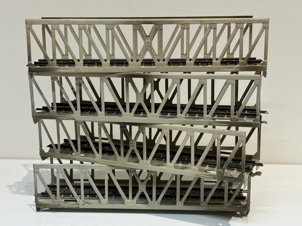 Marklin H0 7162 metalen rechte brug M-rails, Hobby en Vrije tijd, Modeltreinen | H0, Wisselstroom, Gebruikt, Rails, Ophalen of Verzenden