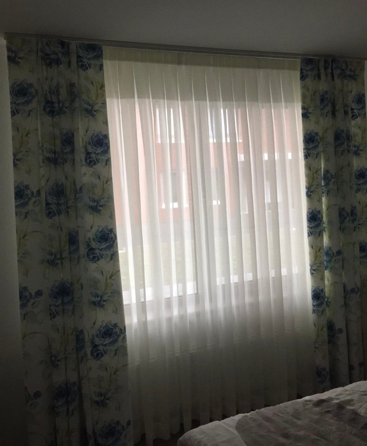 Gordijnen slaapkamer 300x260, Huis en Inrichting, Stoffering | Gordijnen en Lamellen, Ophalen, Zo goed als nieuw, 300 cm, 260 cm