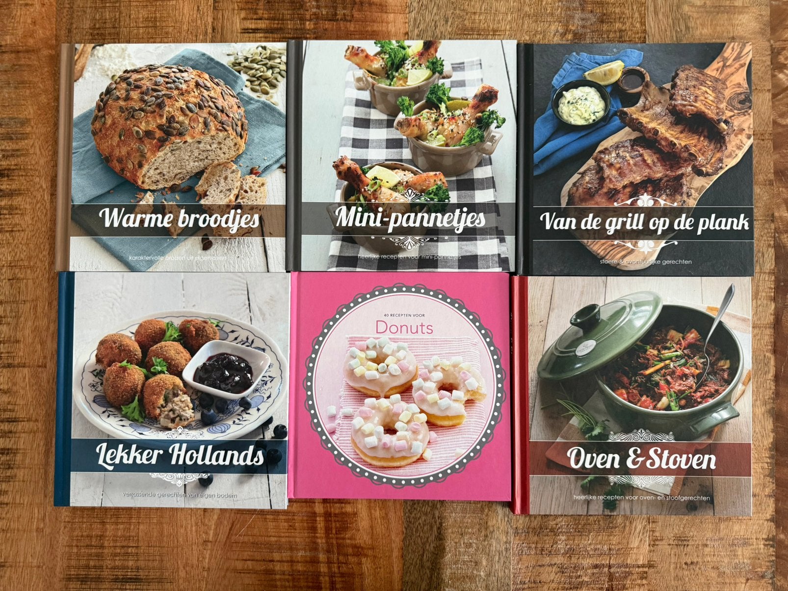 Mooie set van 6 kookboeken, Boeken, Ophalen of Verzenden, Zo goed als nieuw, Overige gebieden