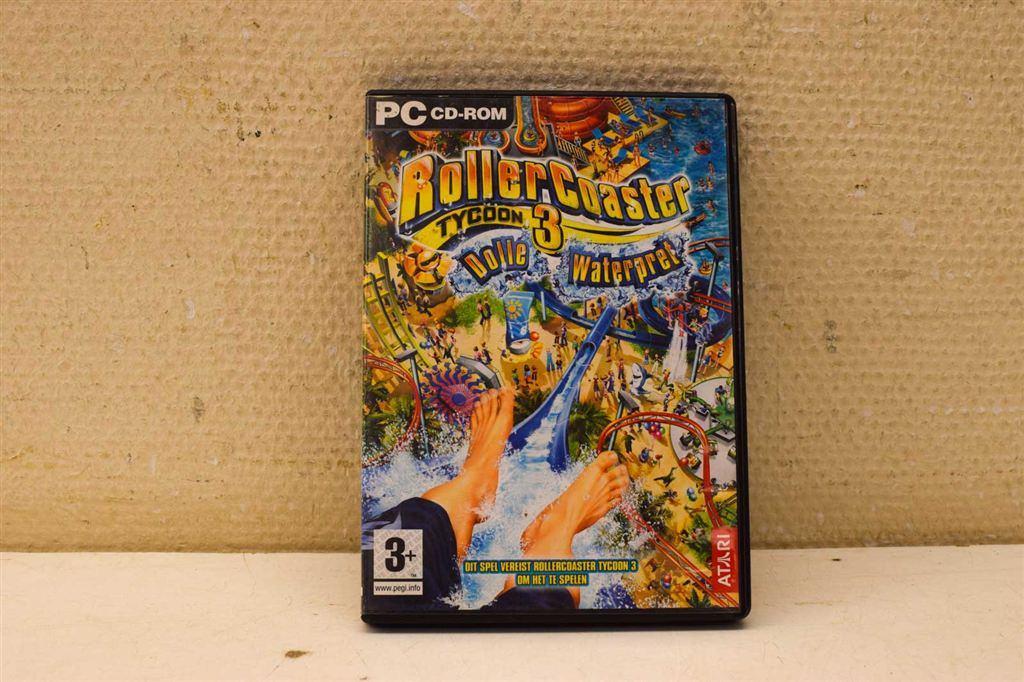 Pc-cd-rom Roller Coaster tycoon 3 dolle waterpret 47770, Spelcomputers en Games, Games | Overige, Gebruikt, Strategie en Constructie
