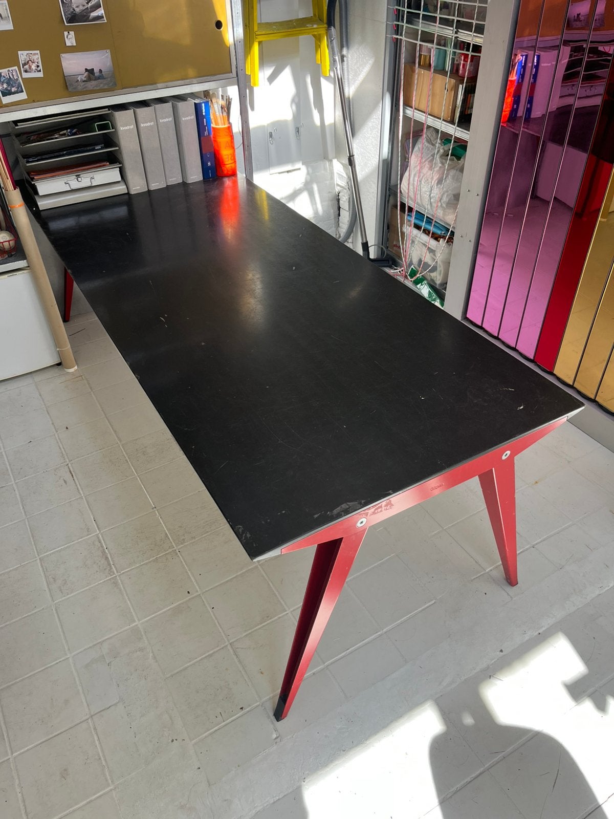 Gispen WV01 grote tafel, Ophalen of Verzenden, Gebruikt