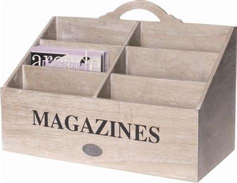 Riverdale houten Magazine holder - lectuurbak 25 x 50 cm, Ophalen of Verzenden, Minder dan 50 cm, Minder dan 50 cm