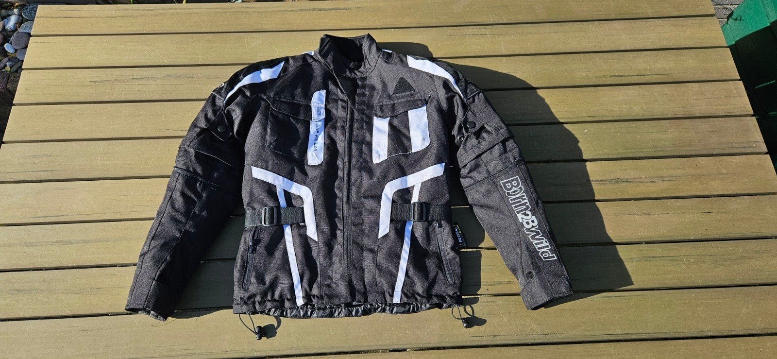 Evolution Born2bwild kinder motorjas - Maat M (kind), Motoren, Ophalen, Jas | textiel, Kinderen, Evolution Born2bwild