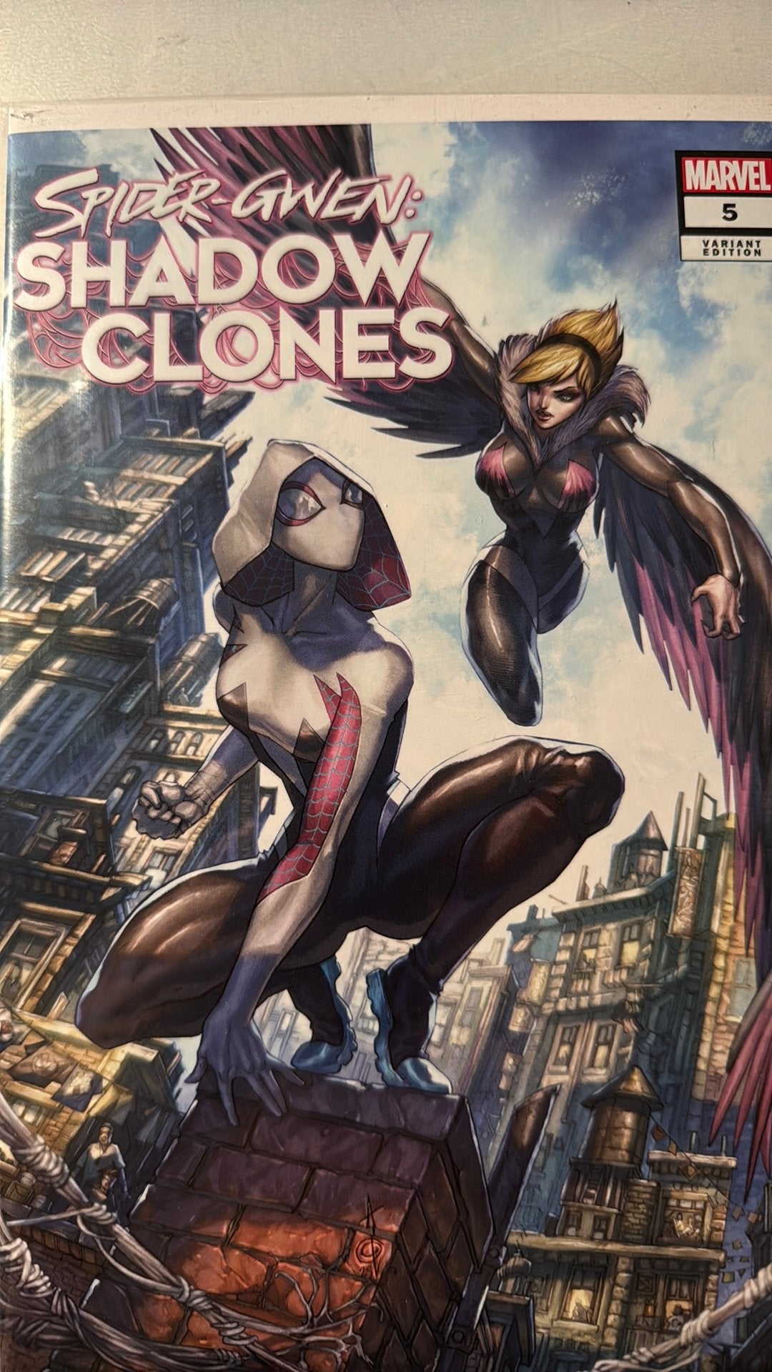 Spider-Gwen, Shadow clones, nr 5, Alan Quah cover, Ophalen of Verzenden, Zo goed als nieuw
