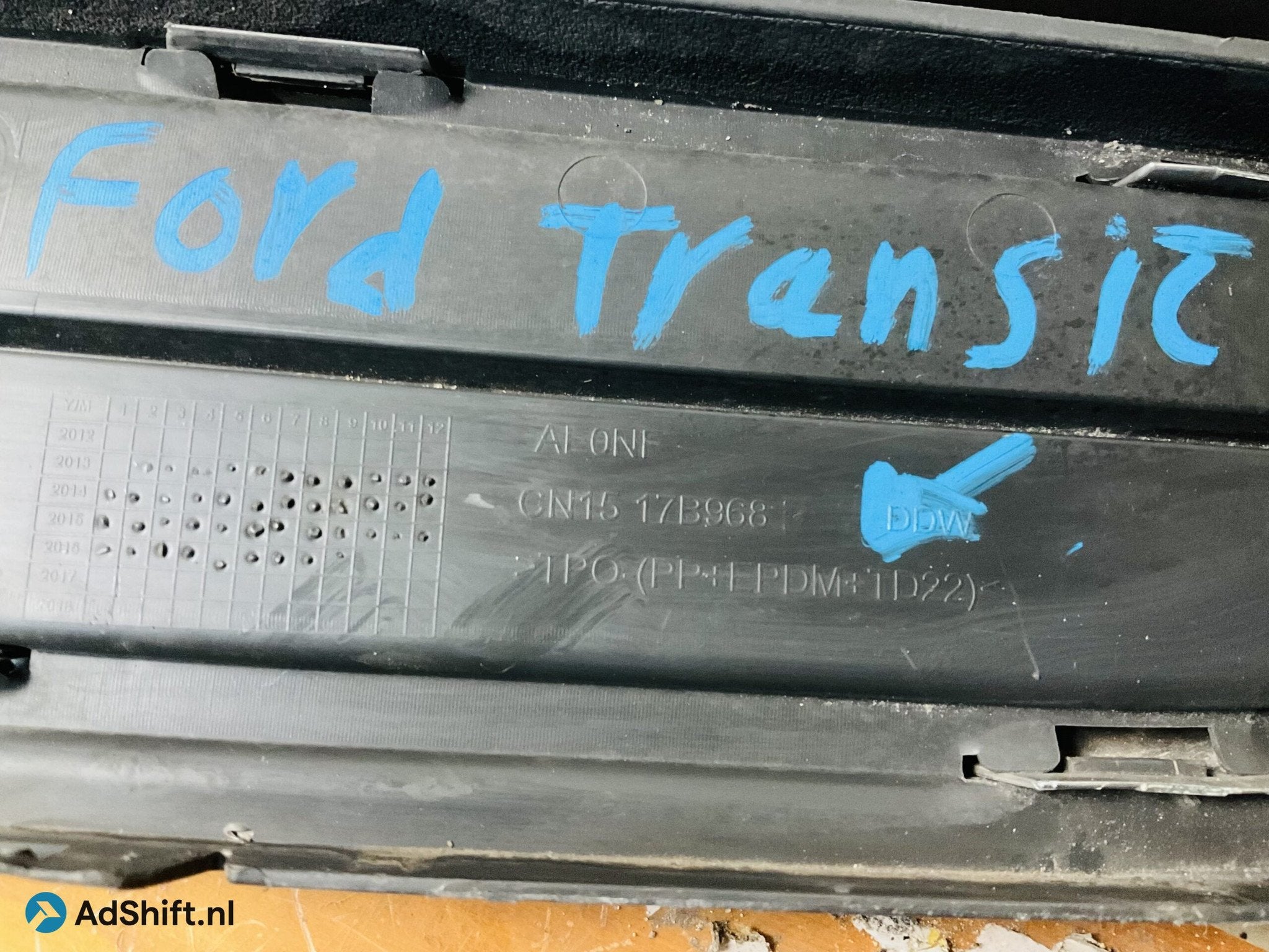 Gril Ford Transit 2013-2018 CN1517B968 bumper 2- R2-6918R