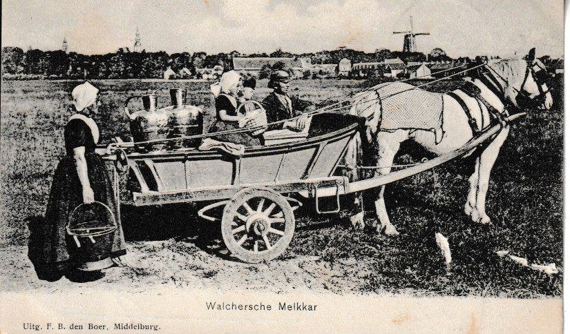 WALCHERSCHE MELKKAR - 1905, Ophalen of Verzenden, Voor 1920, Gelopen, Zeeland
