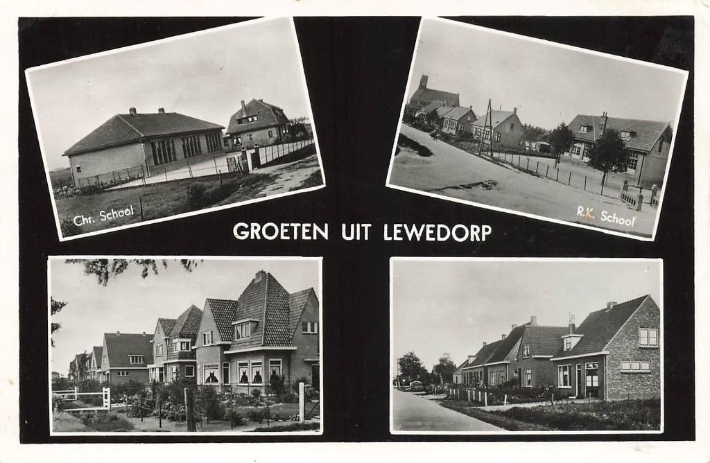 Groeten uit Lewedorp, Verzamelen, Ansichtkaarten | Nederland, Ophalen of Verzenden, 1960 tot 1980, Gelopen, Zeeland