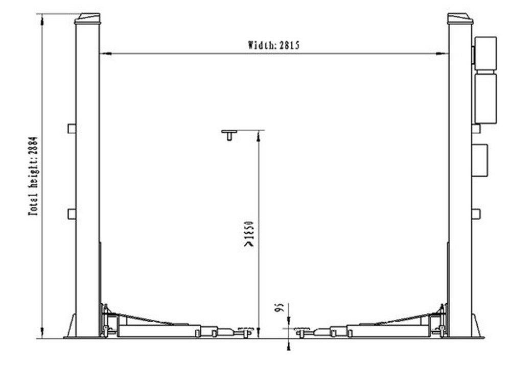 FALCO 400V 2-koloms hefbrug 4000 Kg PREMIUM | GRATIS VERZEND, ., Nieuw, Ophalen of Verzenden, .