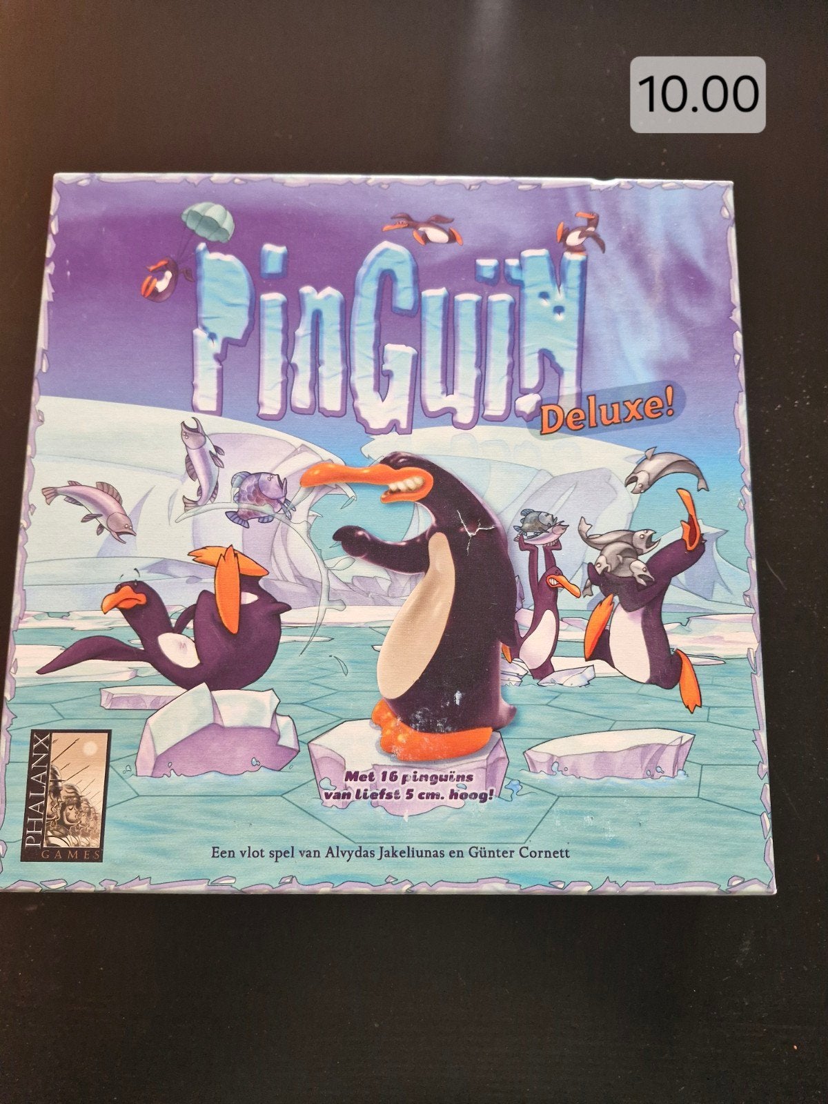 PinGuin Deluxe! Bordspel met 16 pinguïns, Ophalen of Verzenden, Gebruikt, Phalanx Games