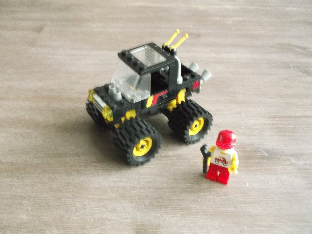 lego 6675 road and trail 4x4 (1988), Kinderen en Baby's, Speelgoed | Duplo en Lego, Ophalen of Verzenden, Gebruikt, Complete set