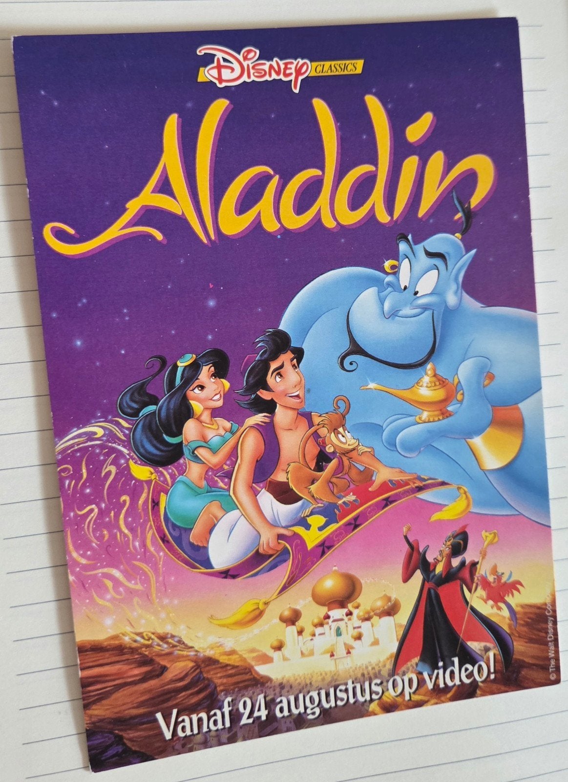 Aladdin - Disney Classics, Verzamelen, Verzenden, 1980 tot heden, Ongelopen, Kinderen