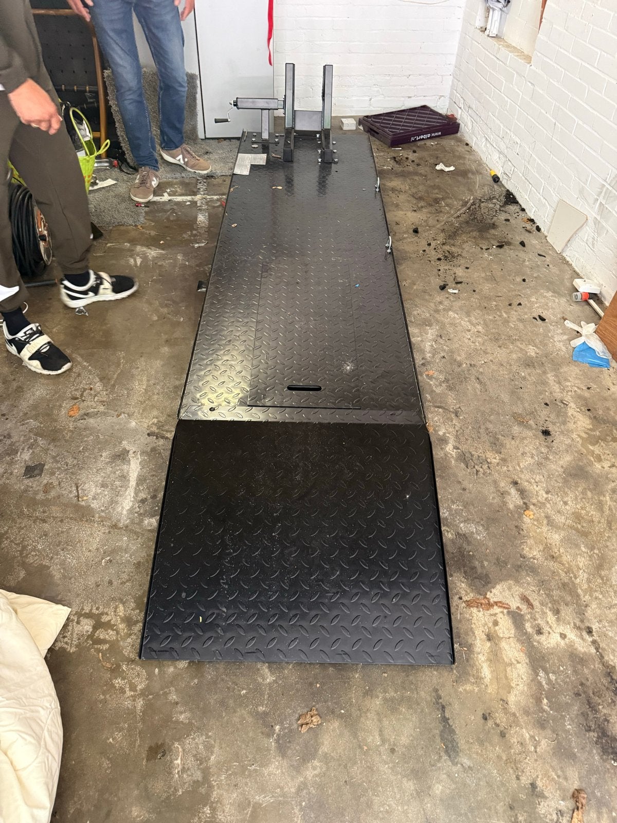 Stevige motor/scooter lift voor onderhoud en reparatie, Ophalen, Nieuw